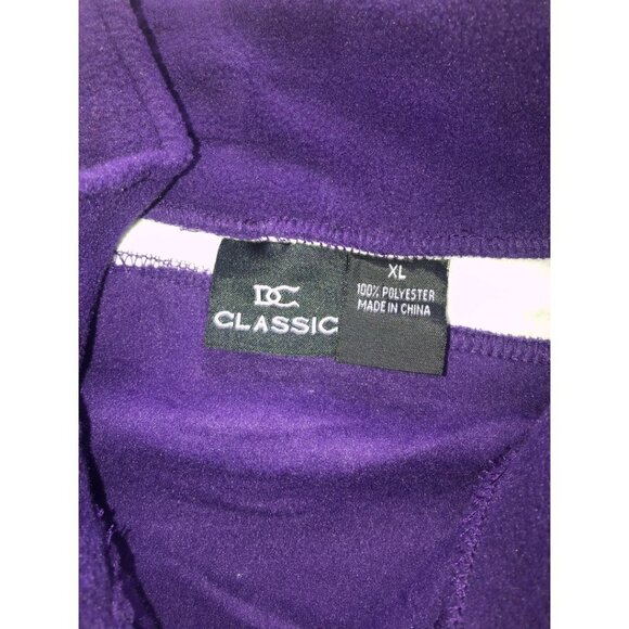 NWOT - DC Classic Purple and Grey Lucky Logger Fleece Zipper Jacket - XL - Picture 11 of 16